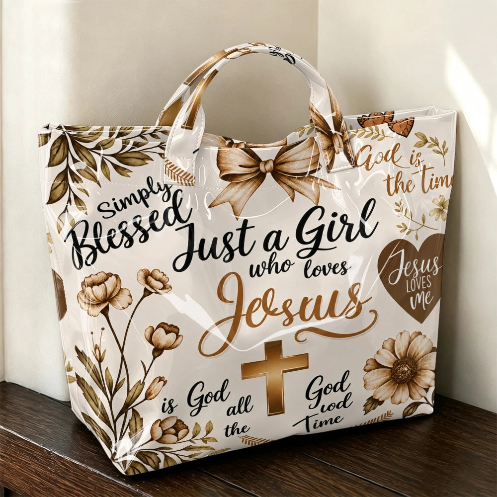 Girl Who Loves Jesus Tote