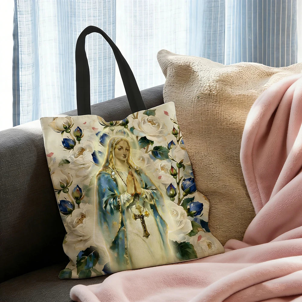Virgin Mary Rose Tote
