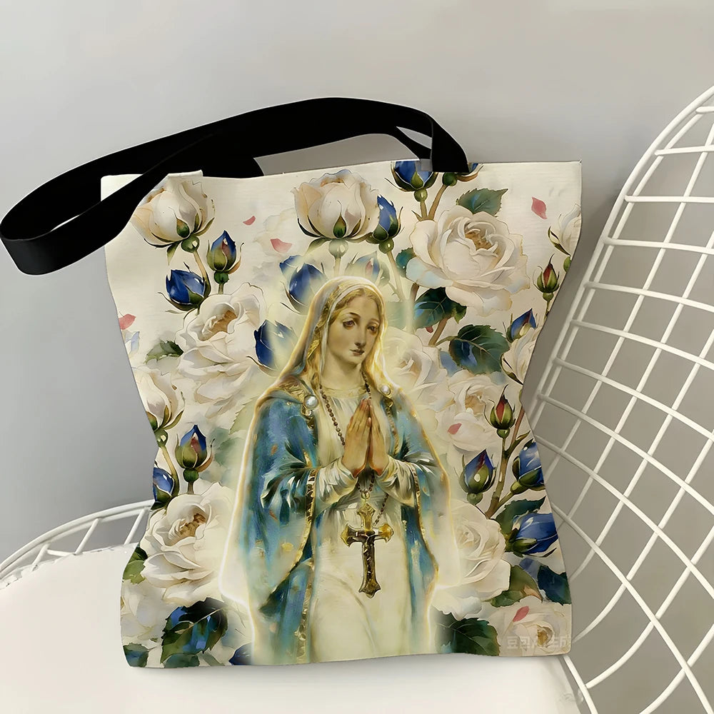 Virgin Mary Rose Tote