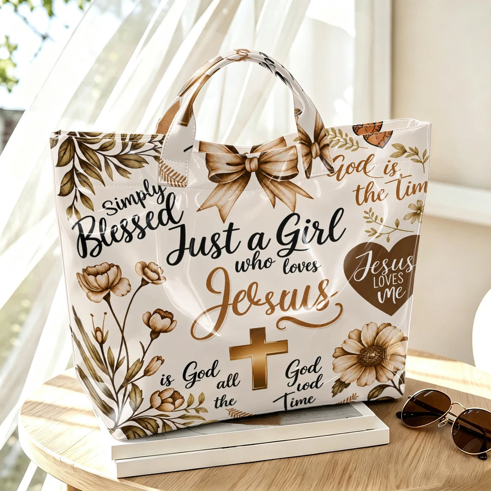 Girl Who Loves Jesus Tote