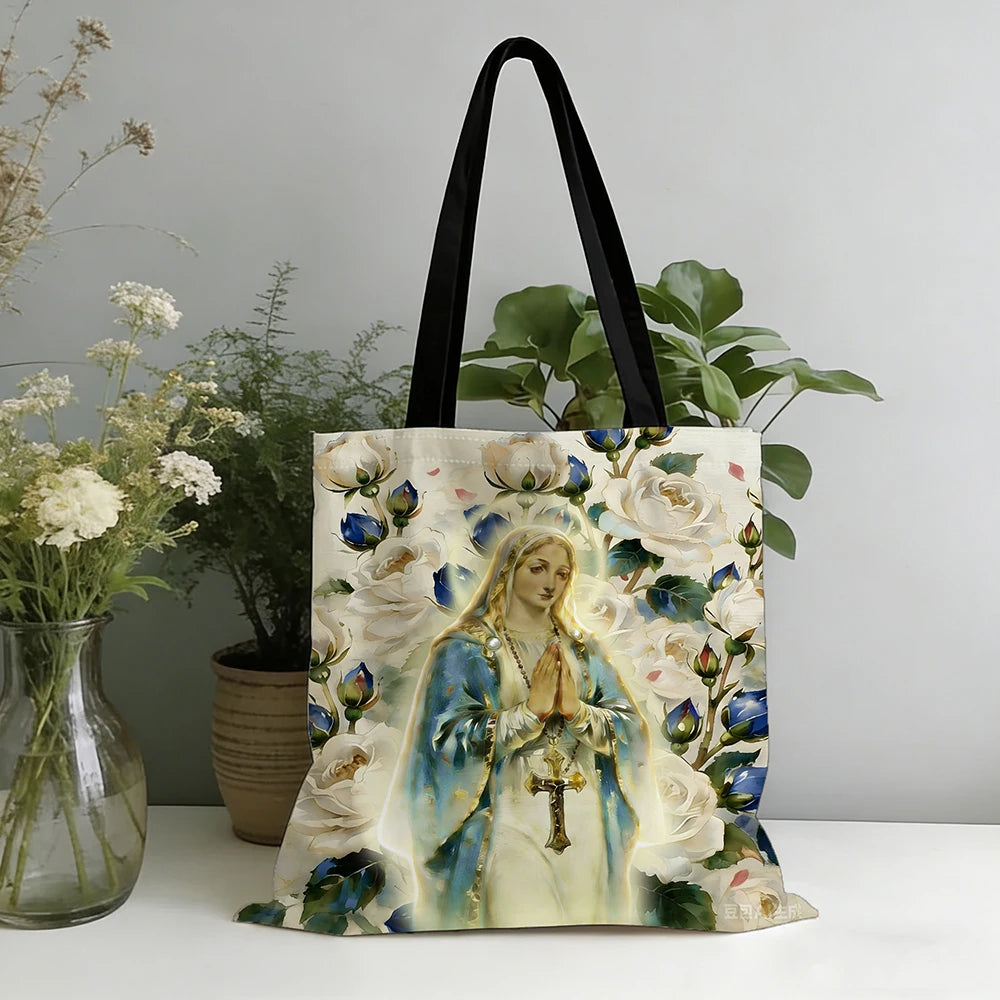 Virgin Mary Rose Tote