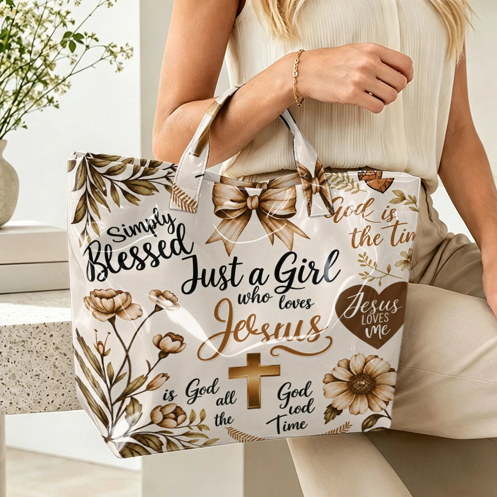 Girl Who Loves Jesus Tote