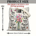 Faith & Affirmation Floral Tote