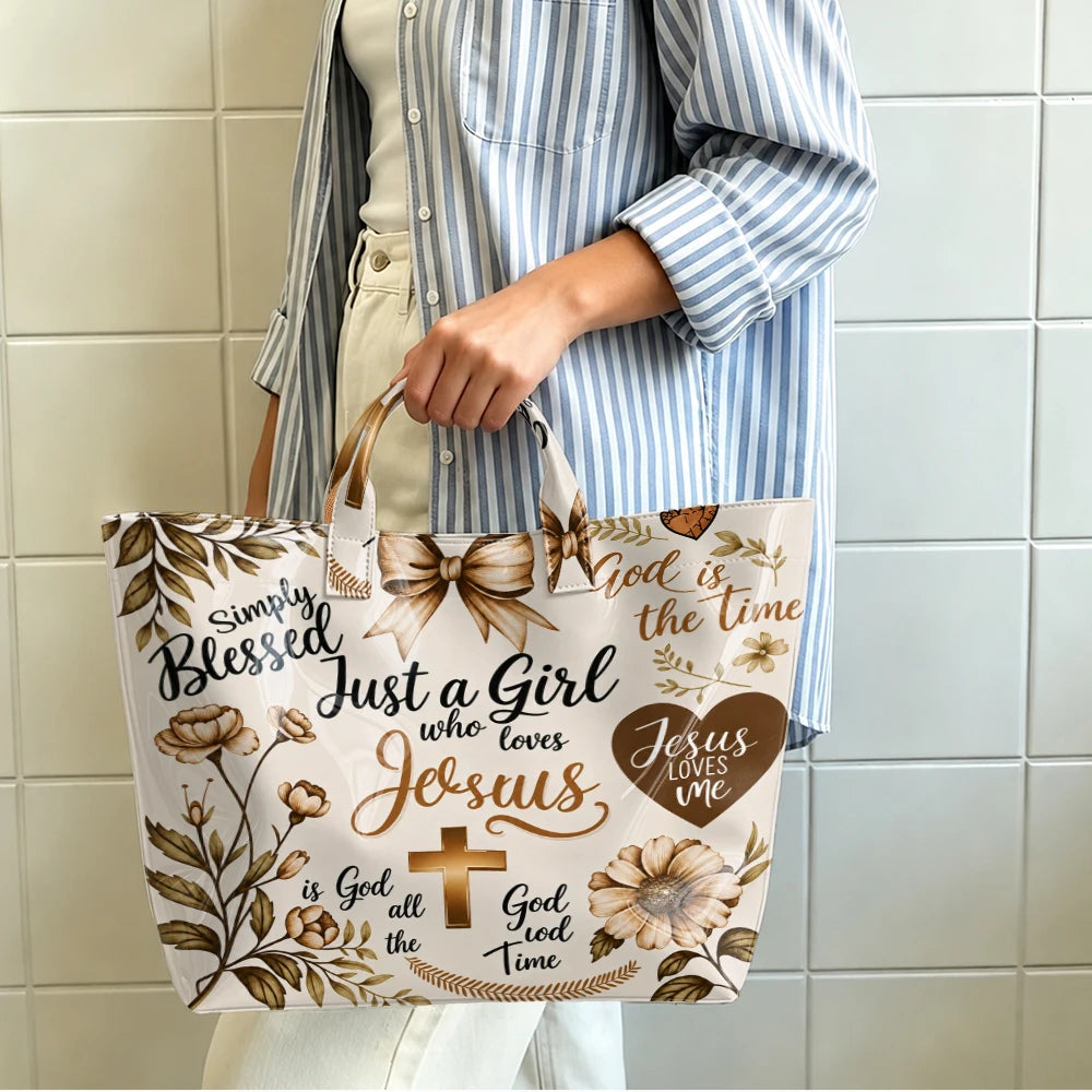 Girl Who Loves Jesus Tote