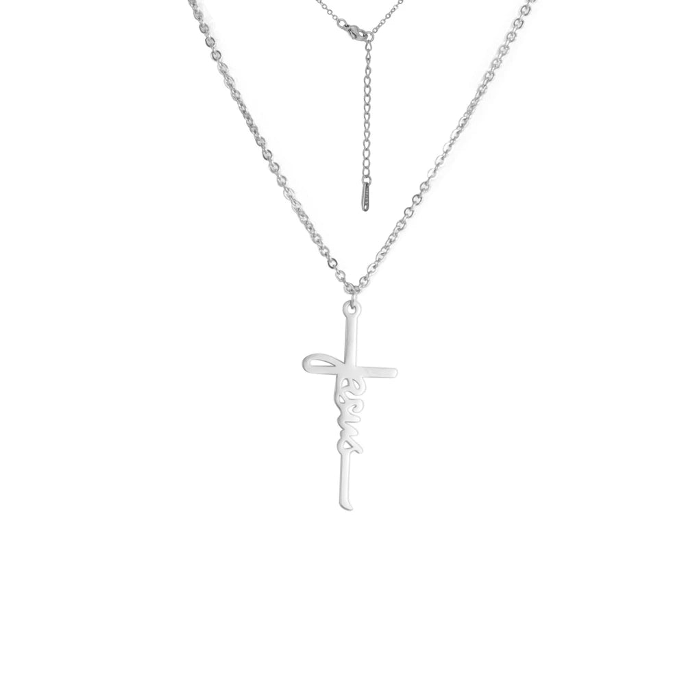 Jesus Cross Pendant Necklace