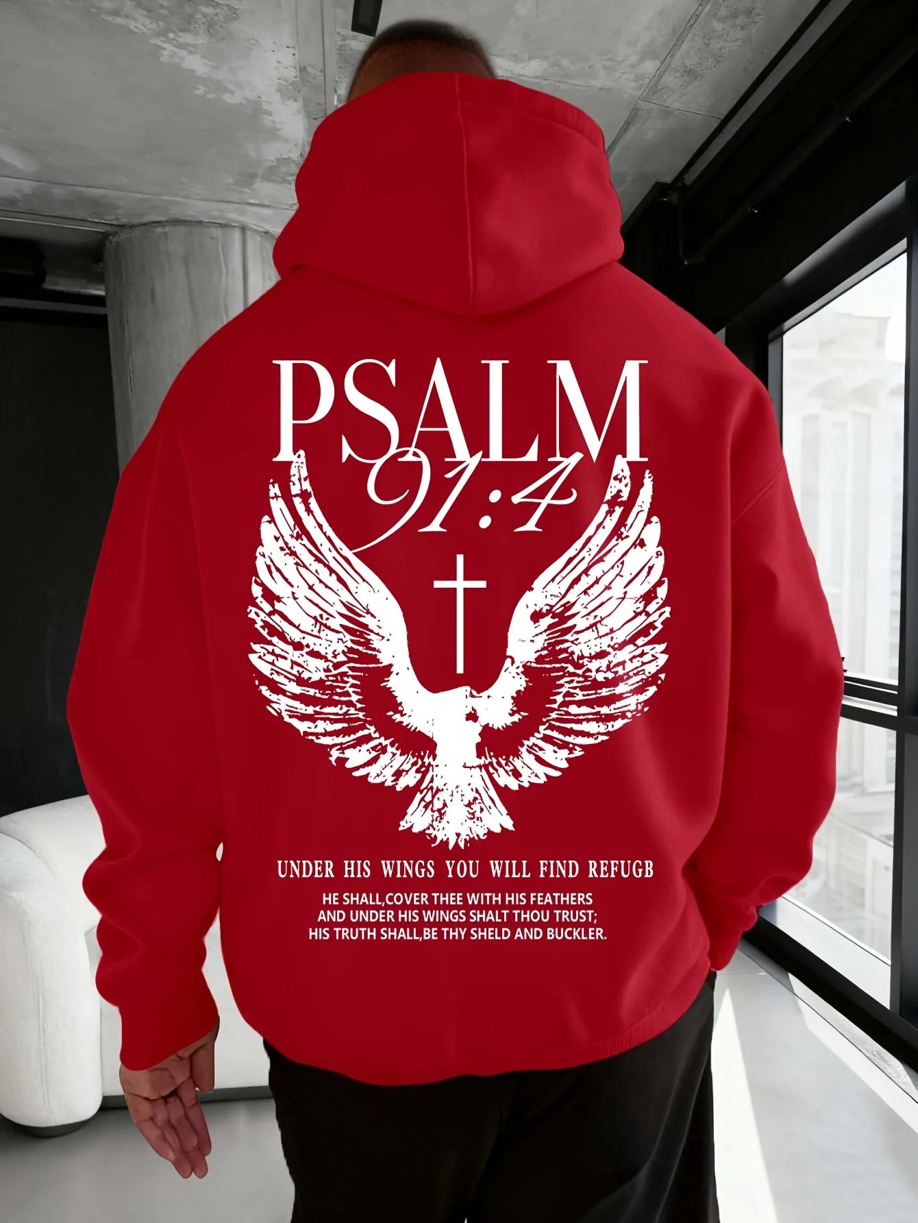 Psalm 91:4 Hoodie