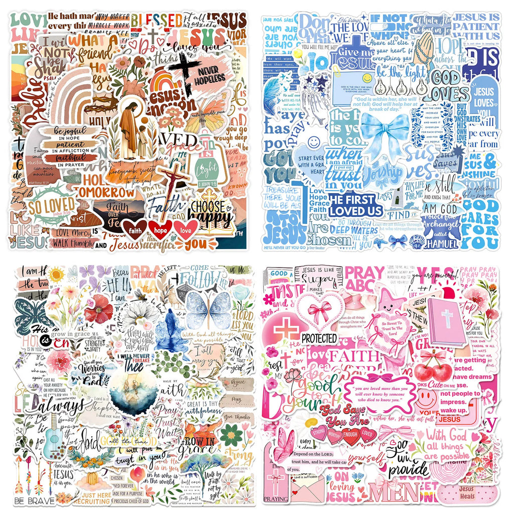 Jesus Quote Sticker Pack