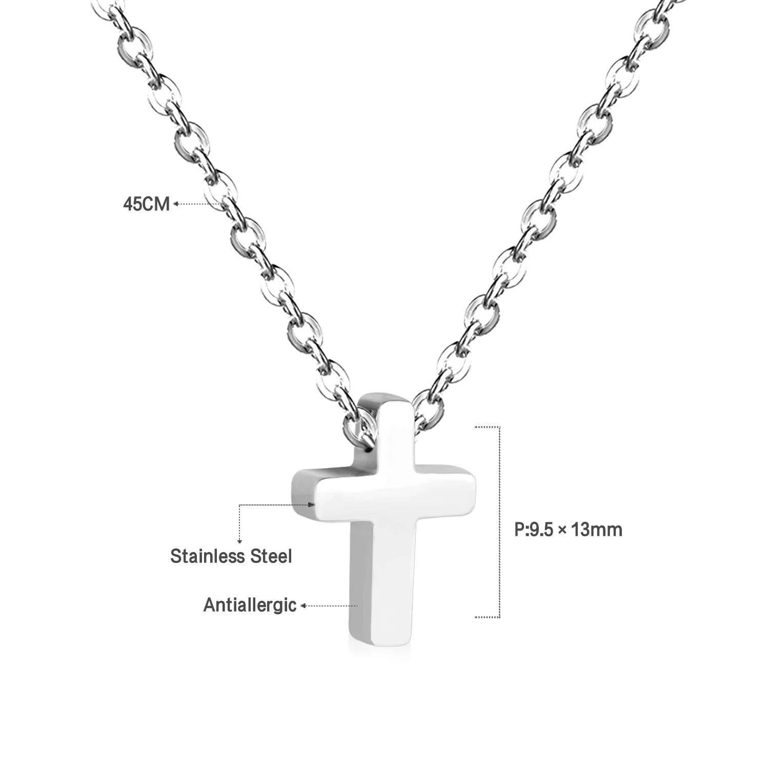 Rosary Cross Necklace