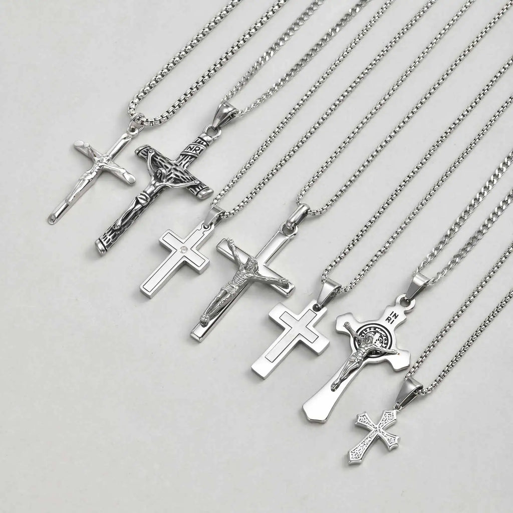 Jesus Cross Pendant Necklace