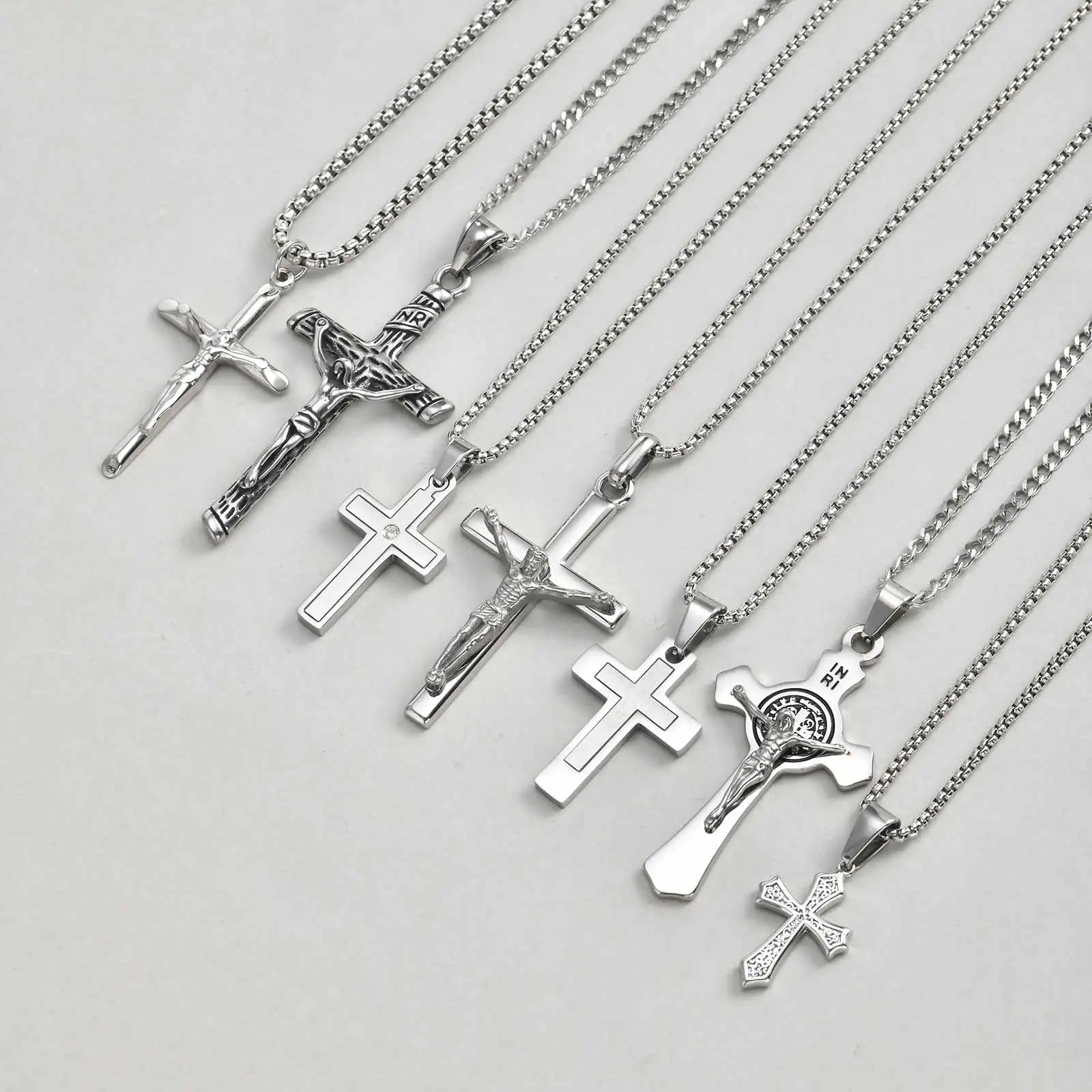 Jesus Cross Pendant Necklace