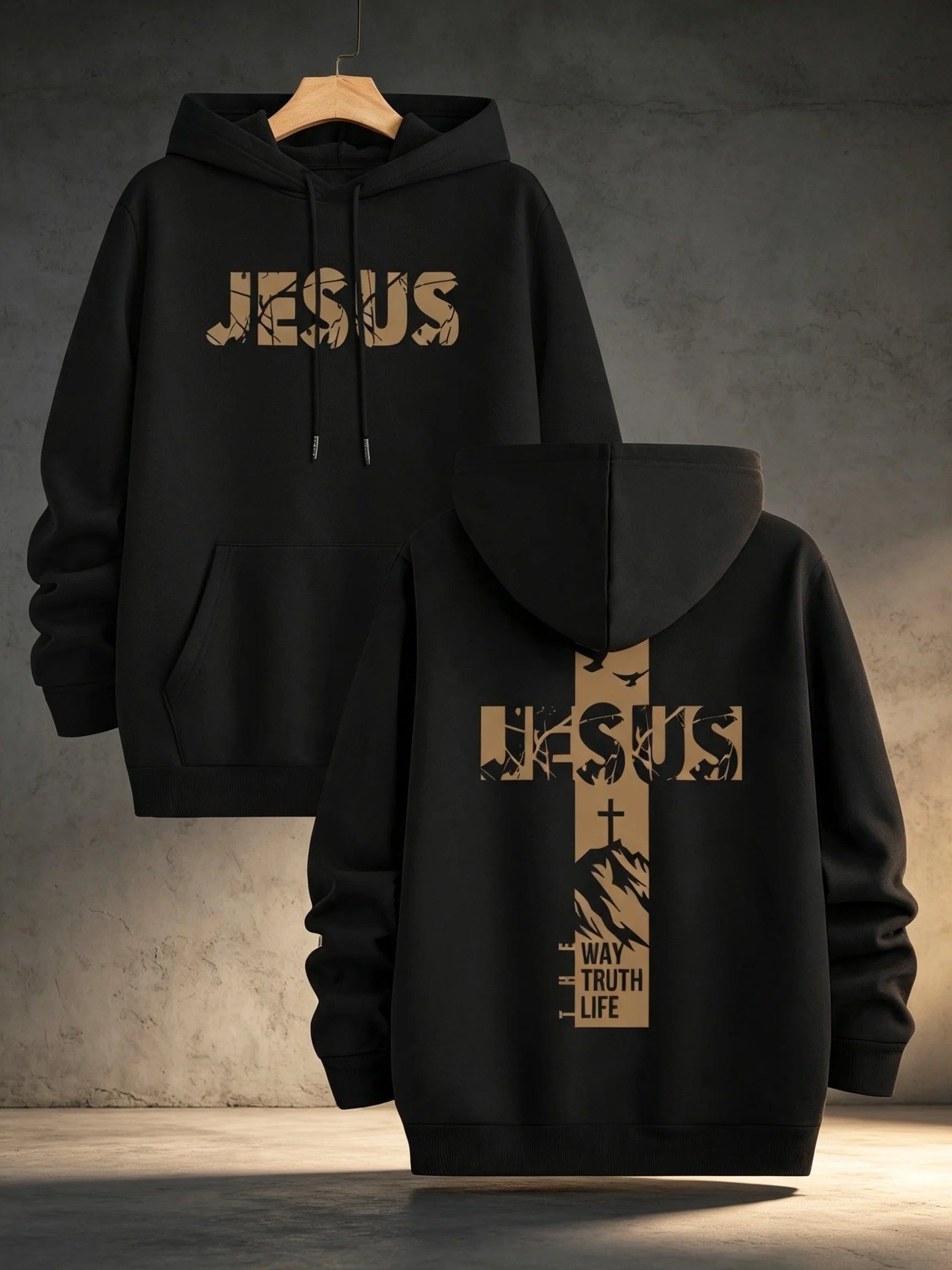 Casual Print Hoodie