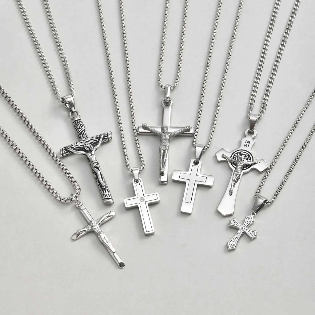 Jesus Cross Pendant Necklace