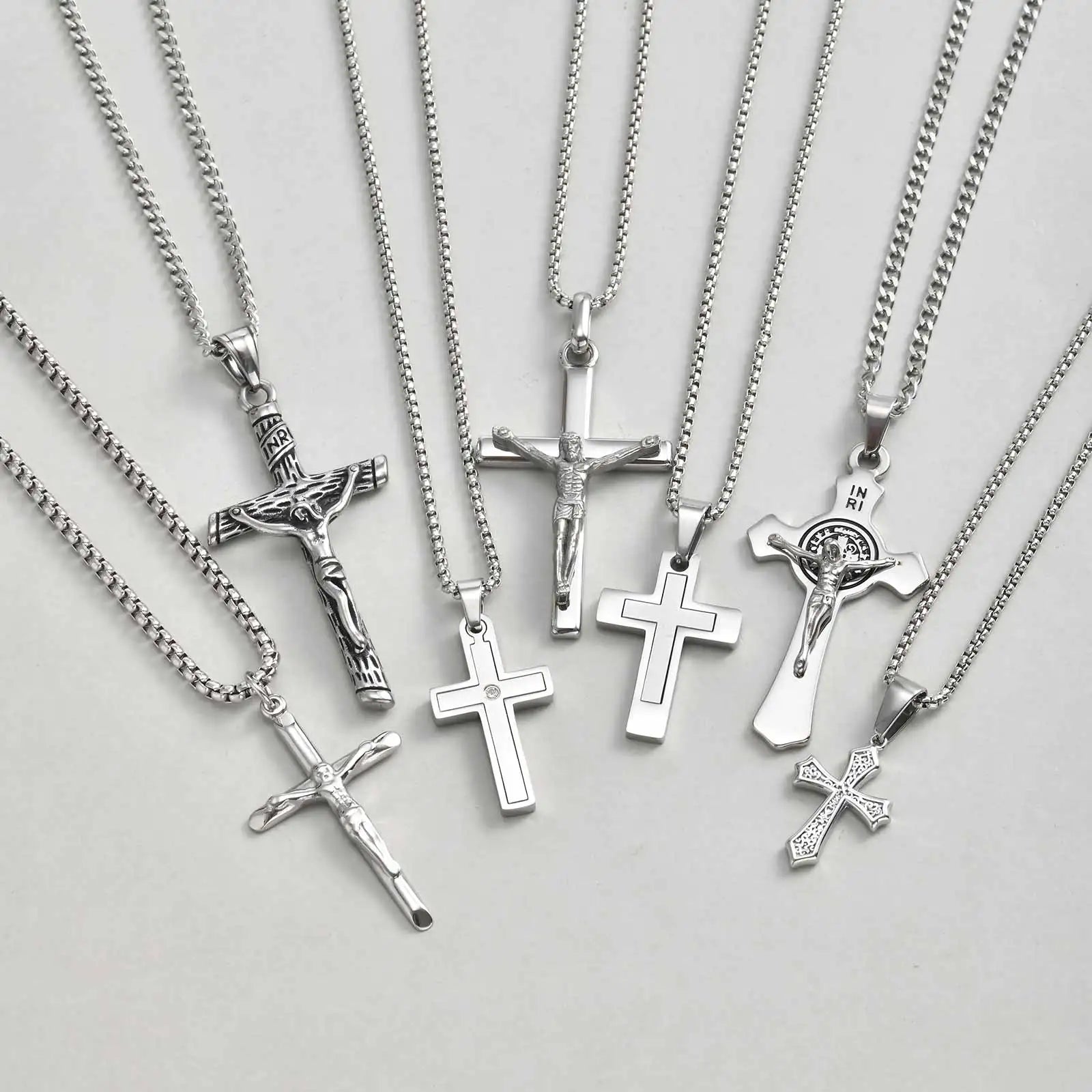 Jesus Cross Pendant Necklace