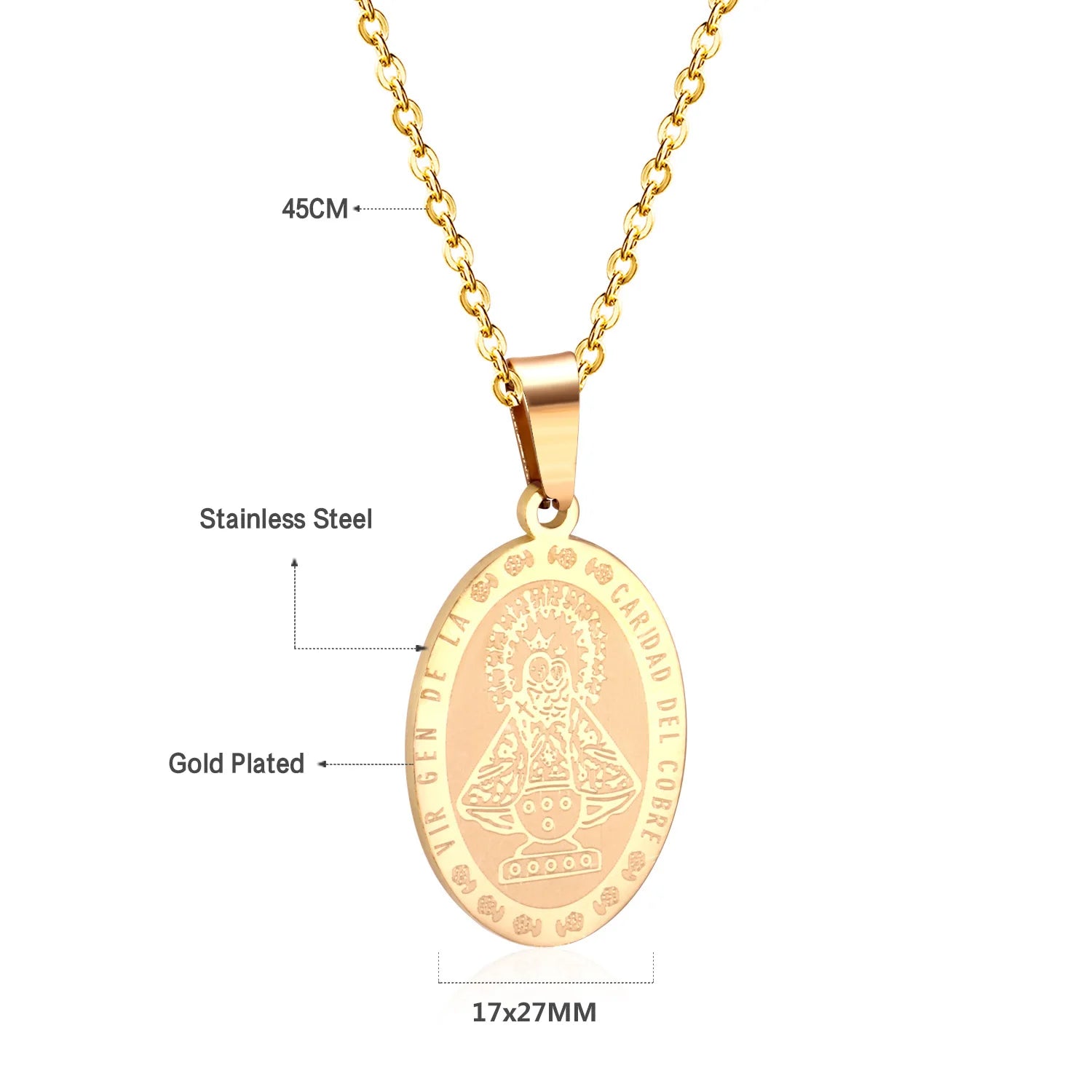 Rosary Cross Necklace
