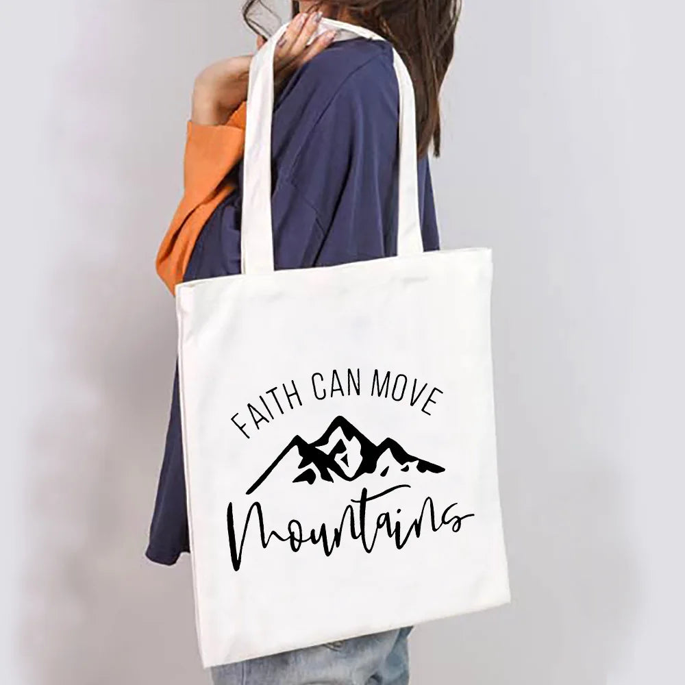 Inspirational Faith Quote Tote