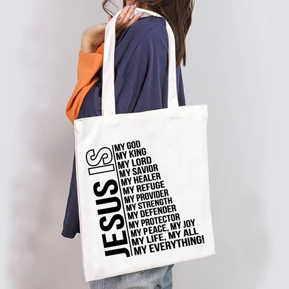 Inspirational Faith Quote Tote