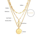 Rosary Cross Necklace