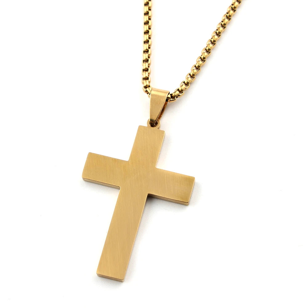 Praying Hands Cross Necklace