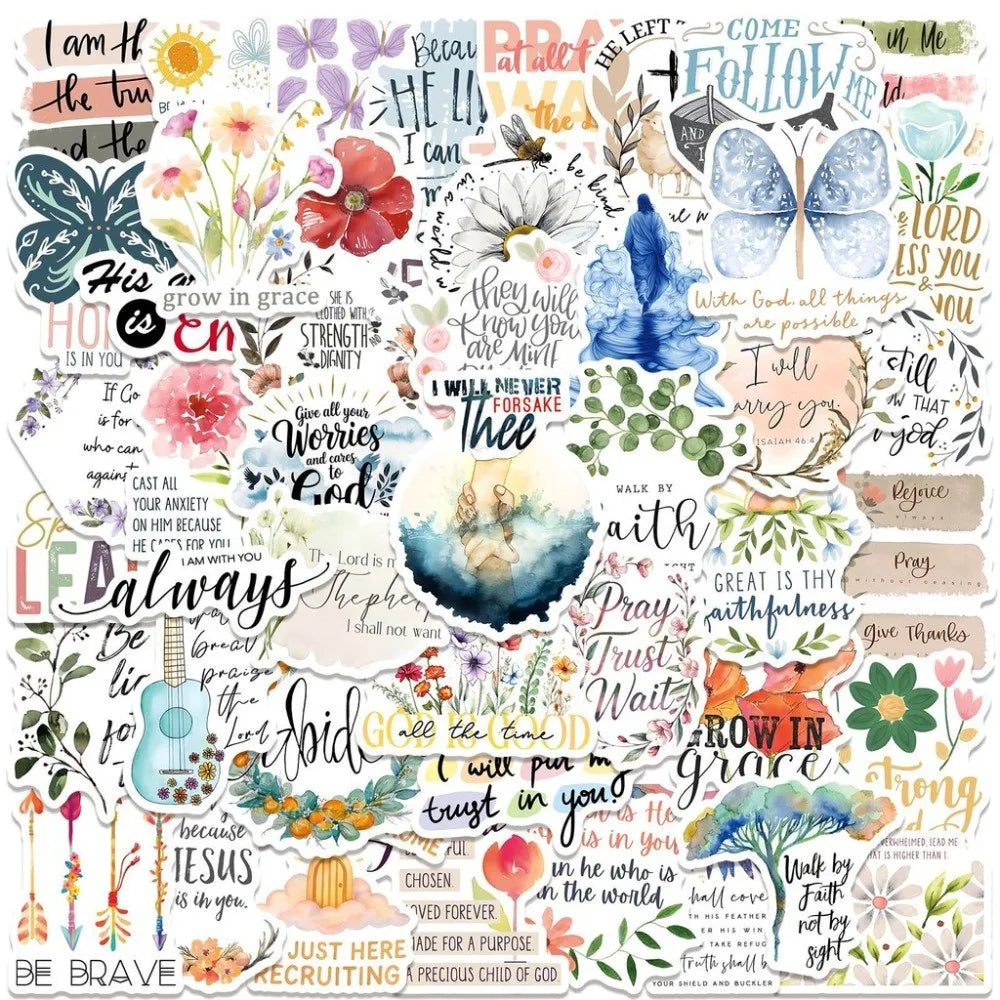 Jesus Phrase Sticker Pack