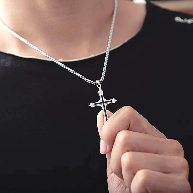Gothic Cross Pendant Necklace