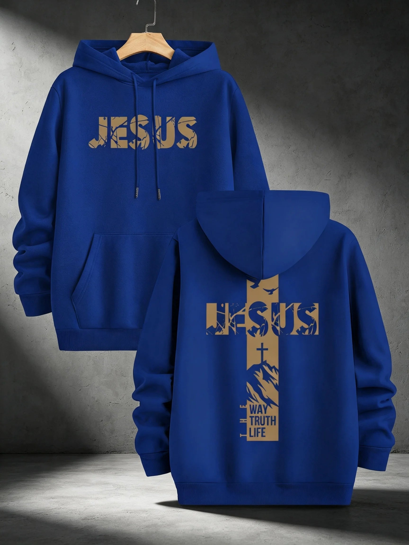 Casual Print Hoodie