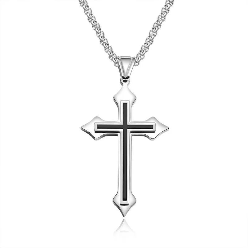 Gothic Cross Pendant Necklace