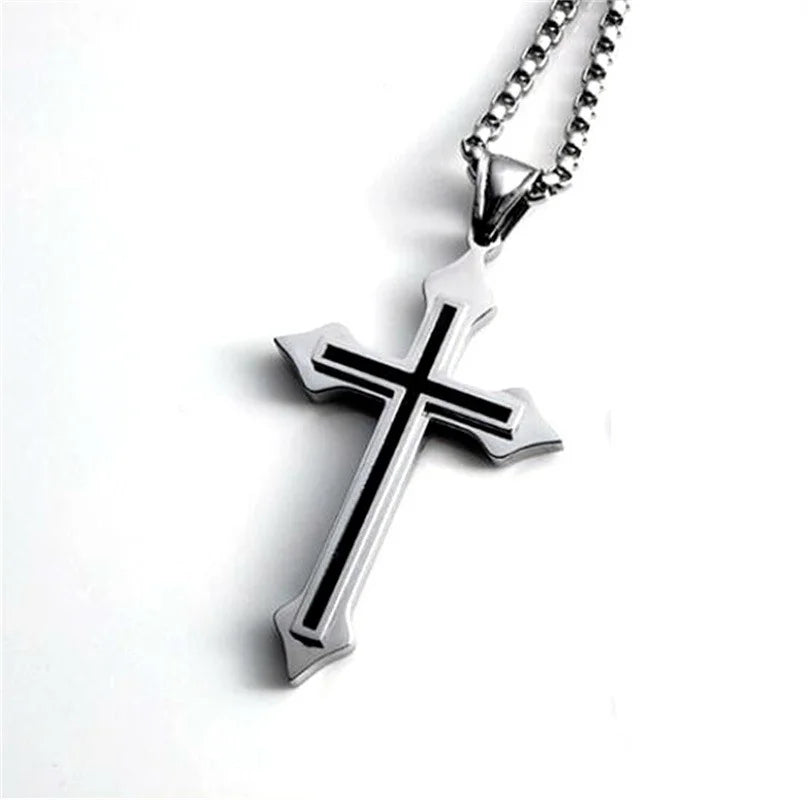Gothic Cross Pendant Necklace