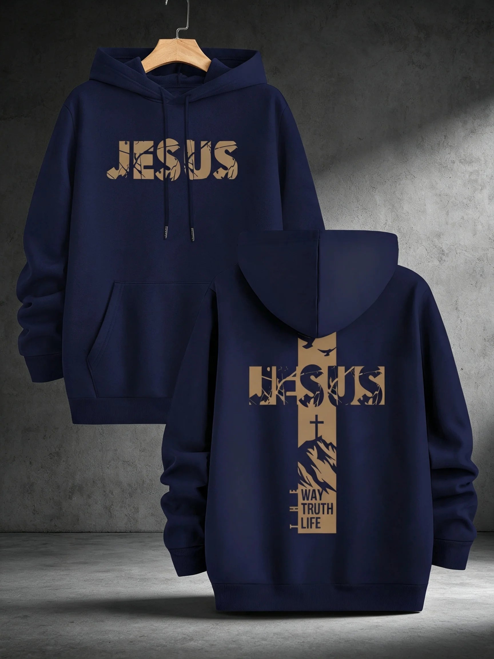 Casual Print Hoodie