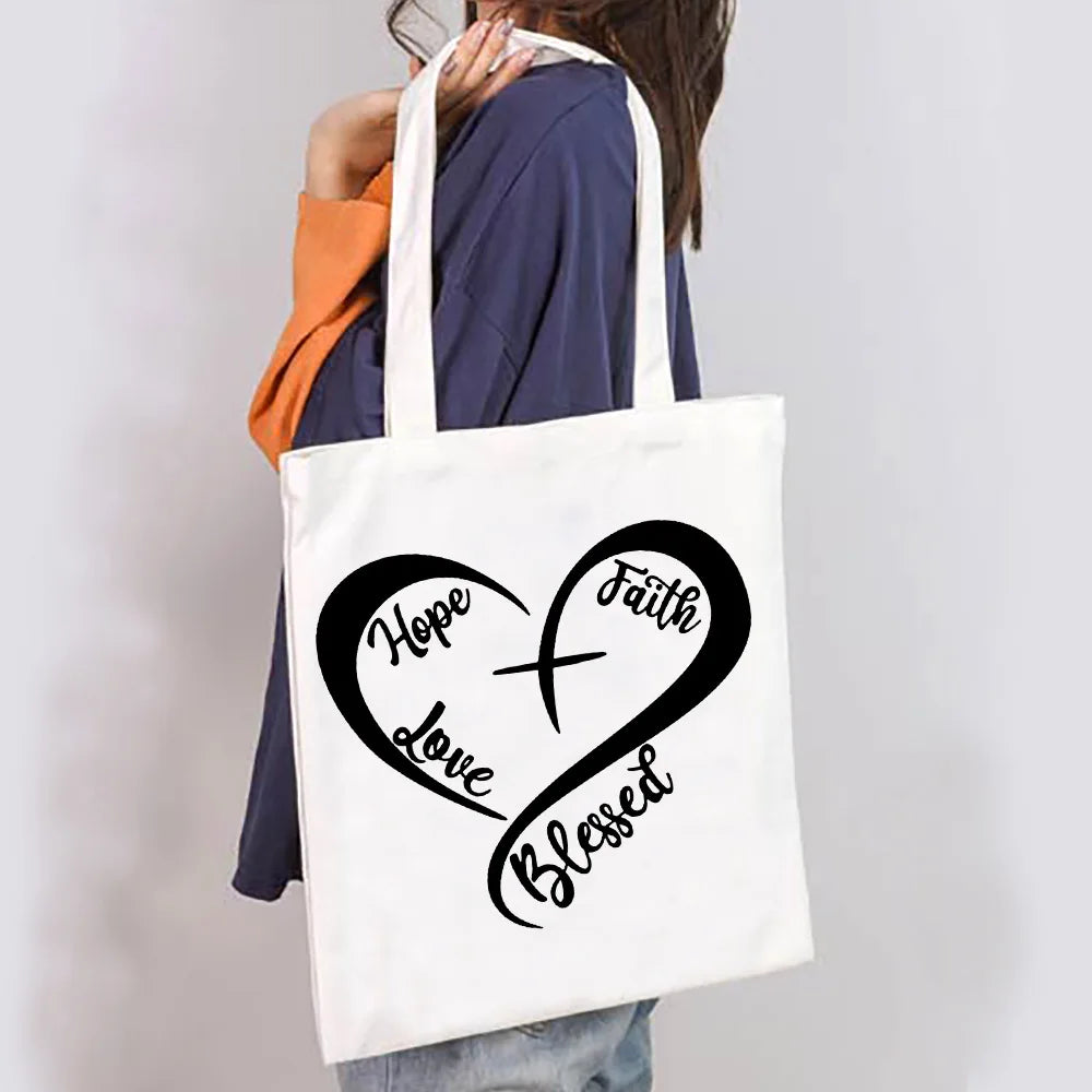 Inspirational Faith Quote Tote