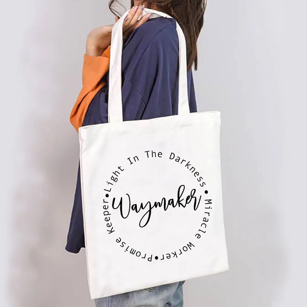 Inspirational Faith Quote Tote