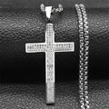 Rhinestone Cross Necklace