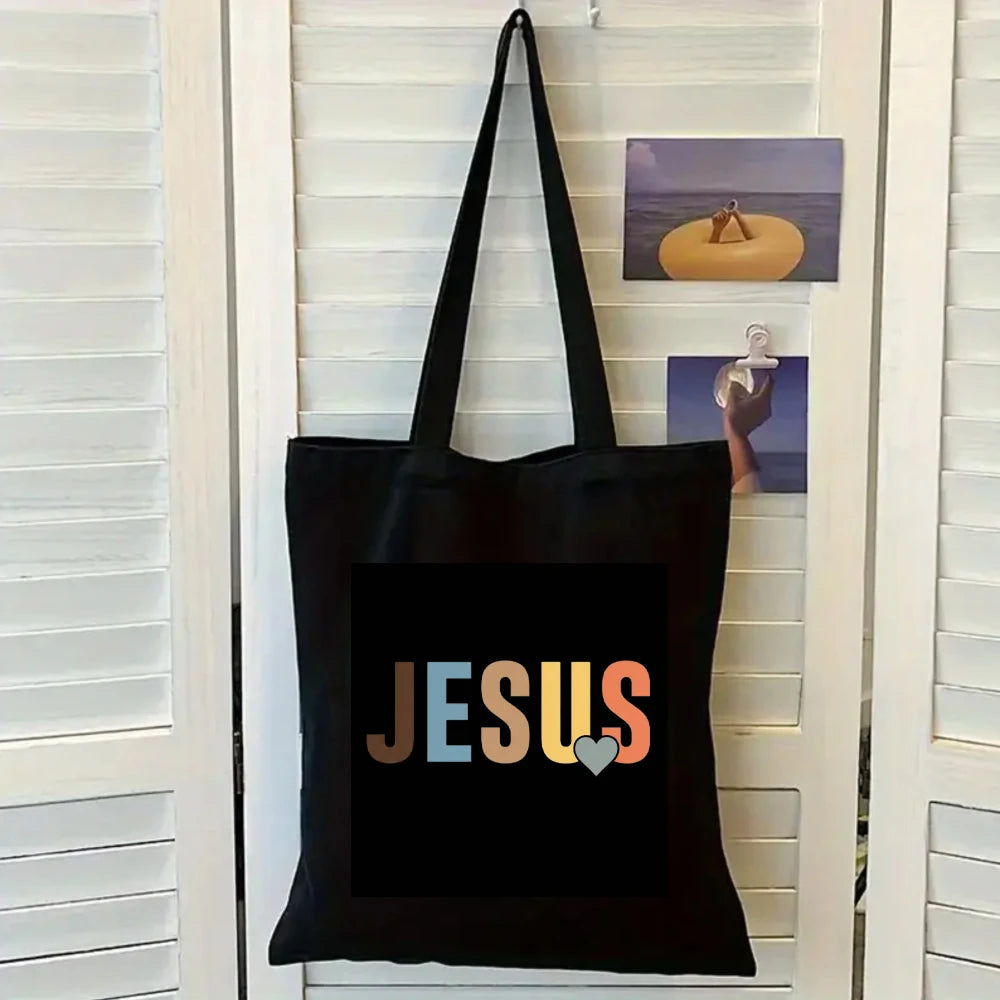 Retro Jesus Heart Tote