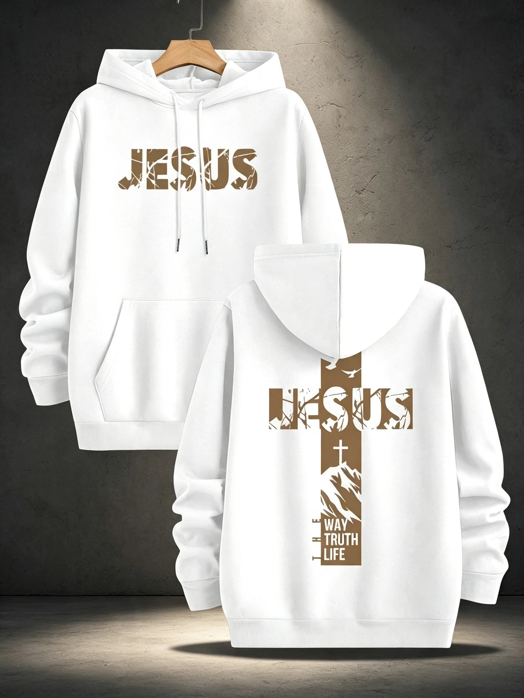 Casual Print Hoodie