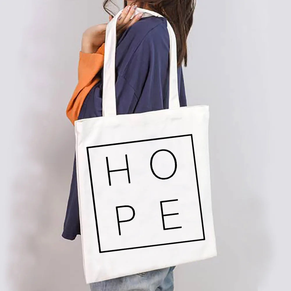 Inspirational Faith Quote Tote