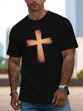 Distressed Christian Cross Tee