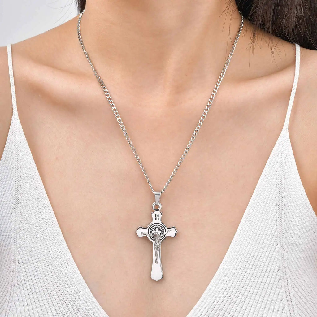 Jesus Cross Pendant Necklace