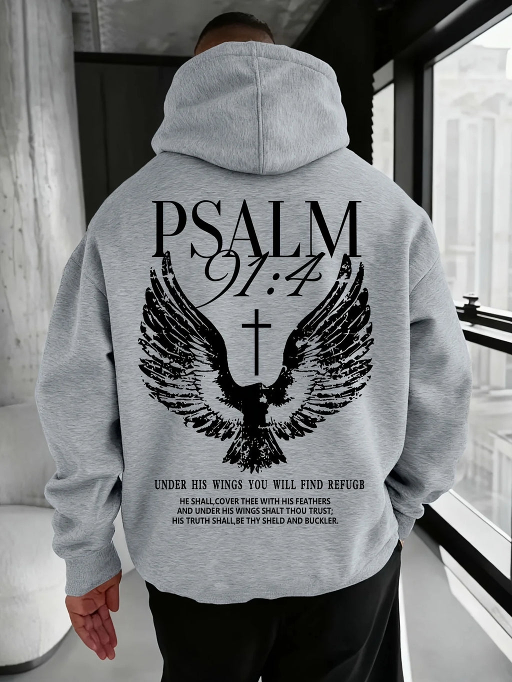 Psalm 91:4 Hoodie