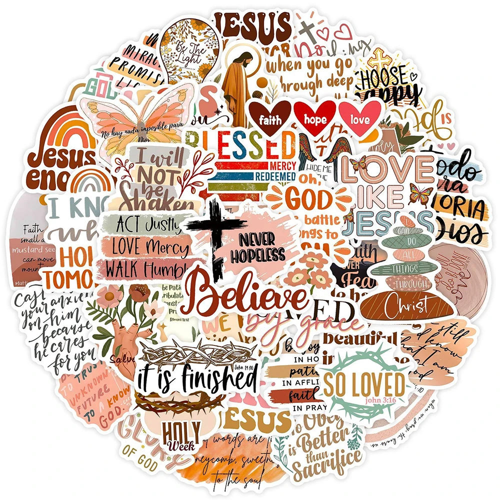 Jesus Quote Sticker Pack