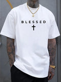 Blessed Cross Oversized Tee