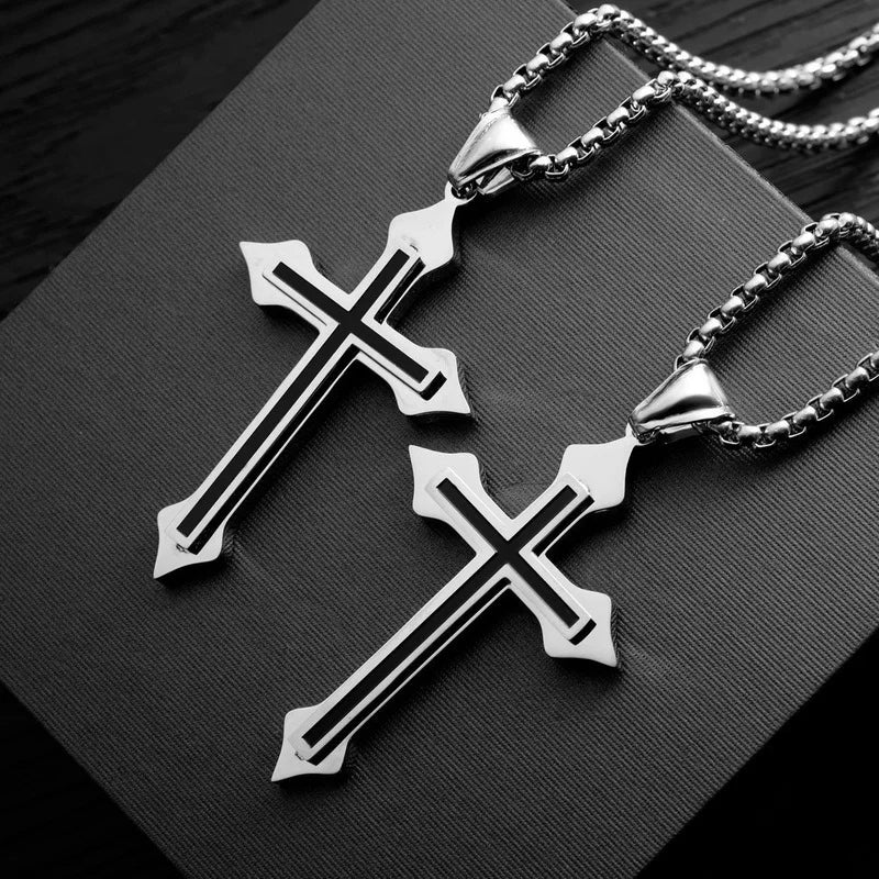 Gothic Cross Pendant Necklace
