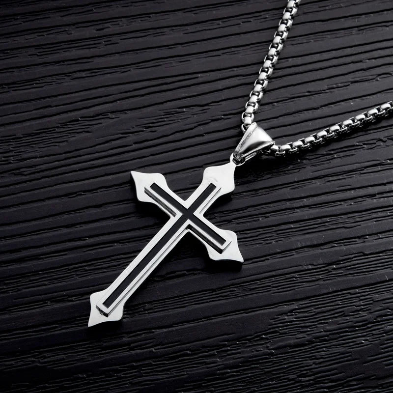 Gothic Cross Pendant Necklace