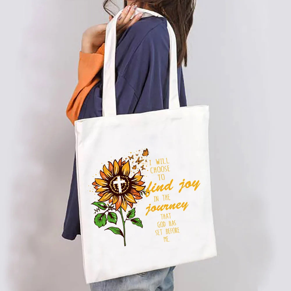 Inspirational Faith Quote Tote