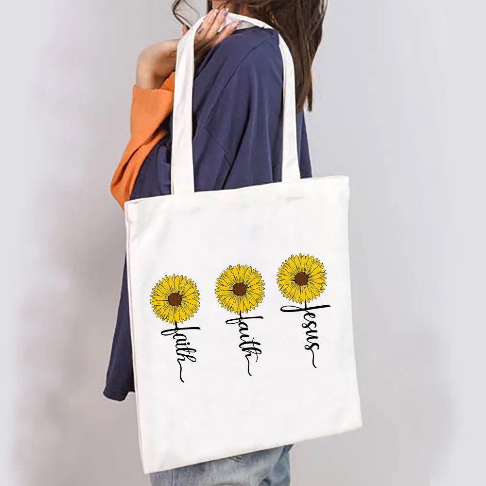 Inspirational Faith Quote Tote