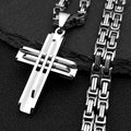 Gold Cross Chain Necklace