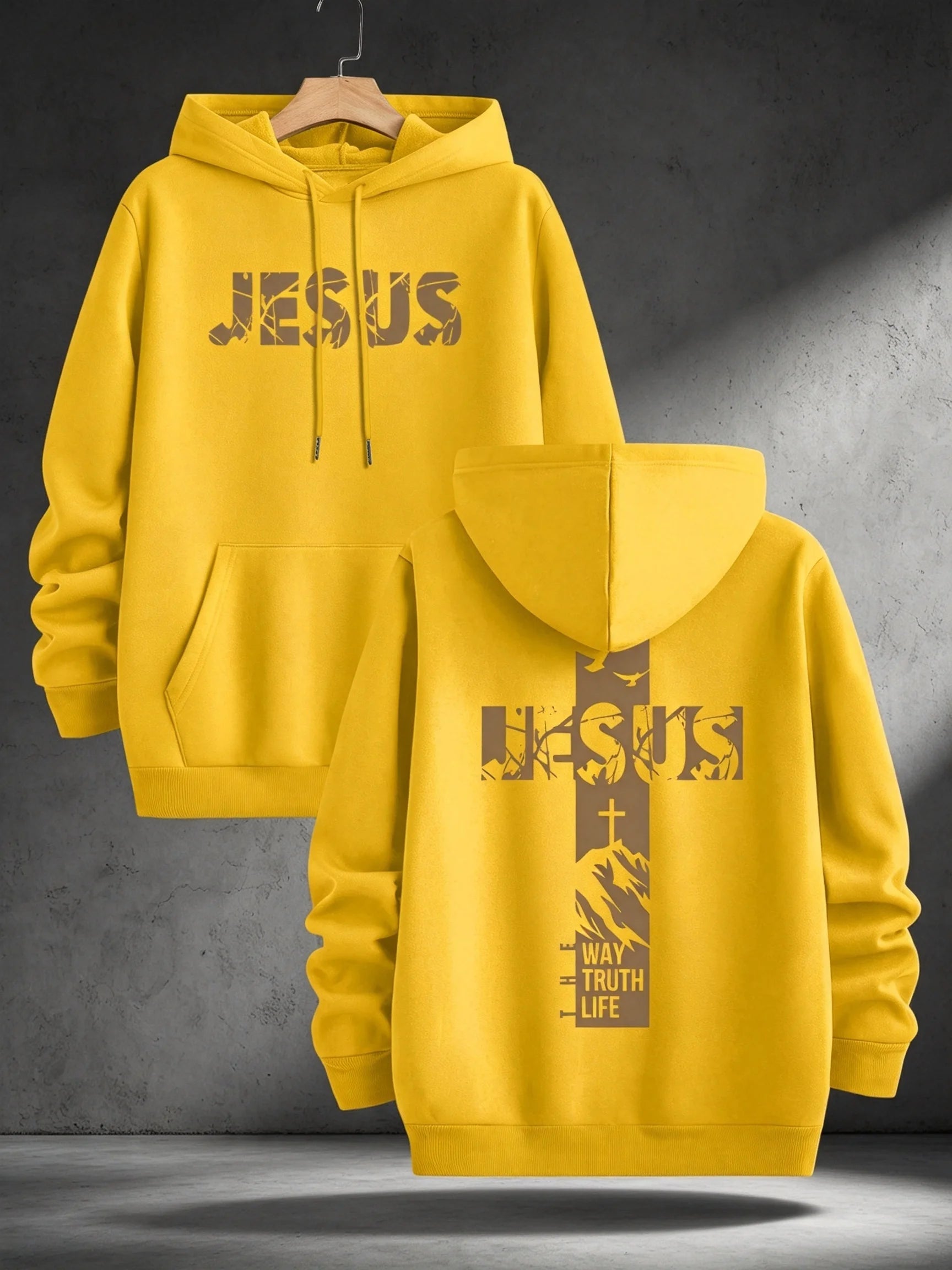 Casual Print Hoodie
