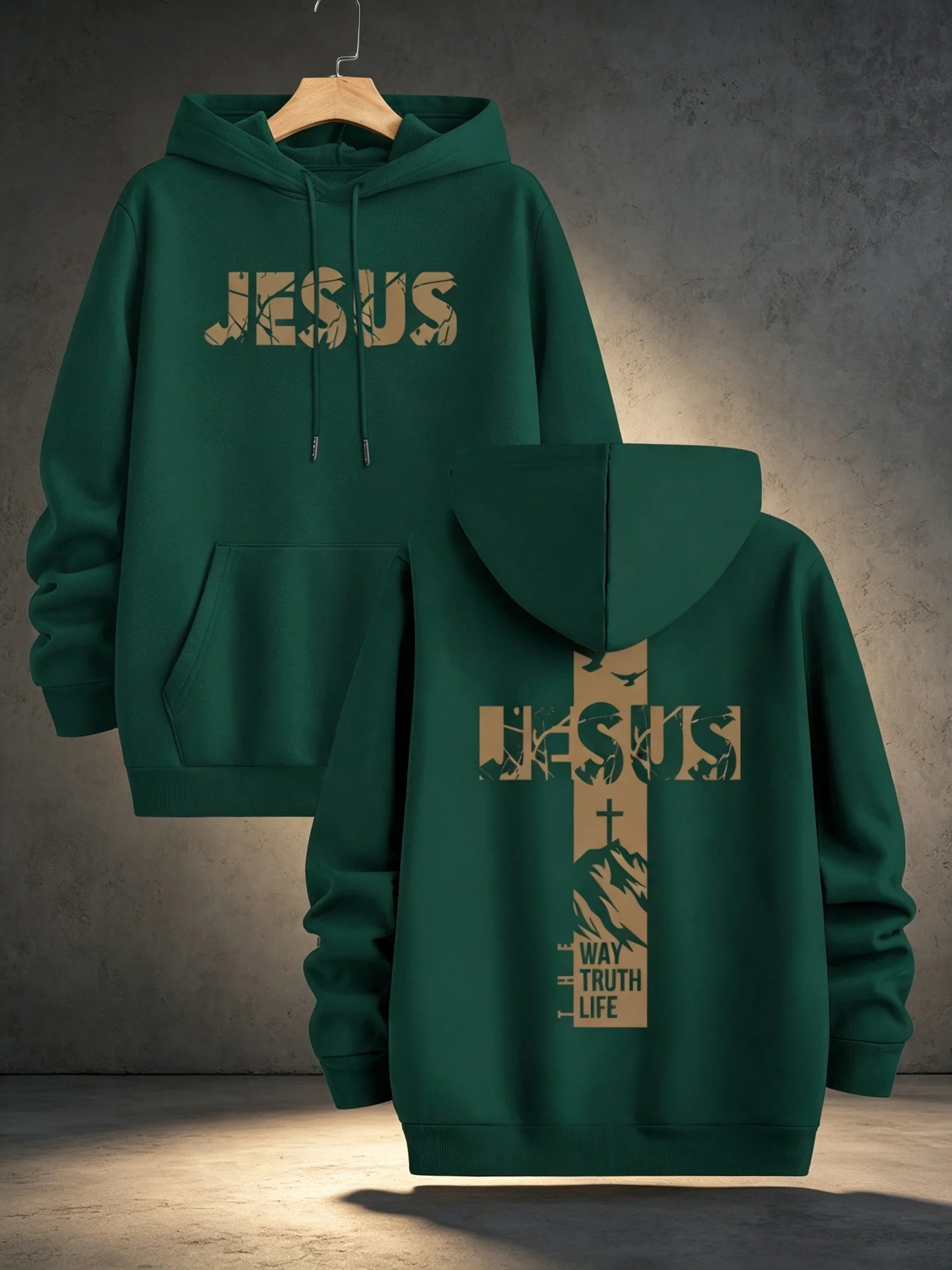 Casual Print Hoodie