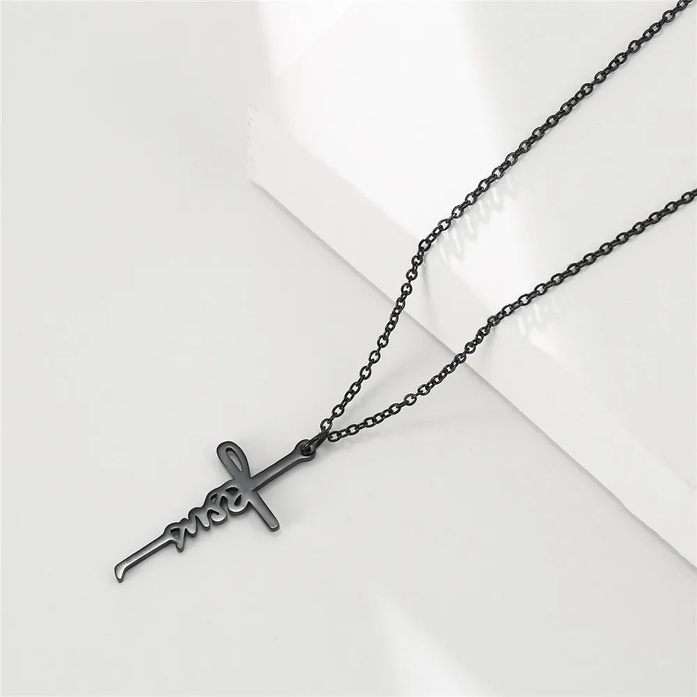 Jesus Cross Pendant Necklace