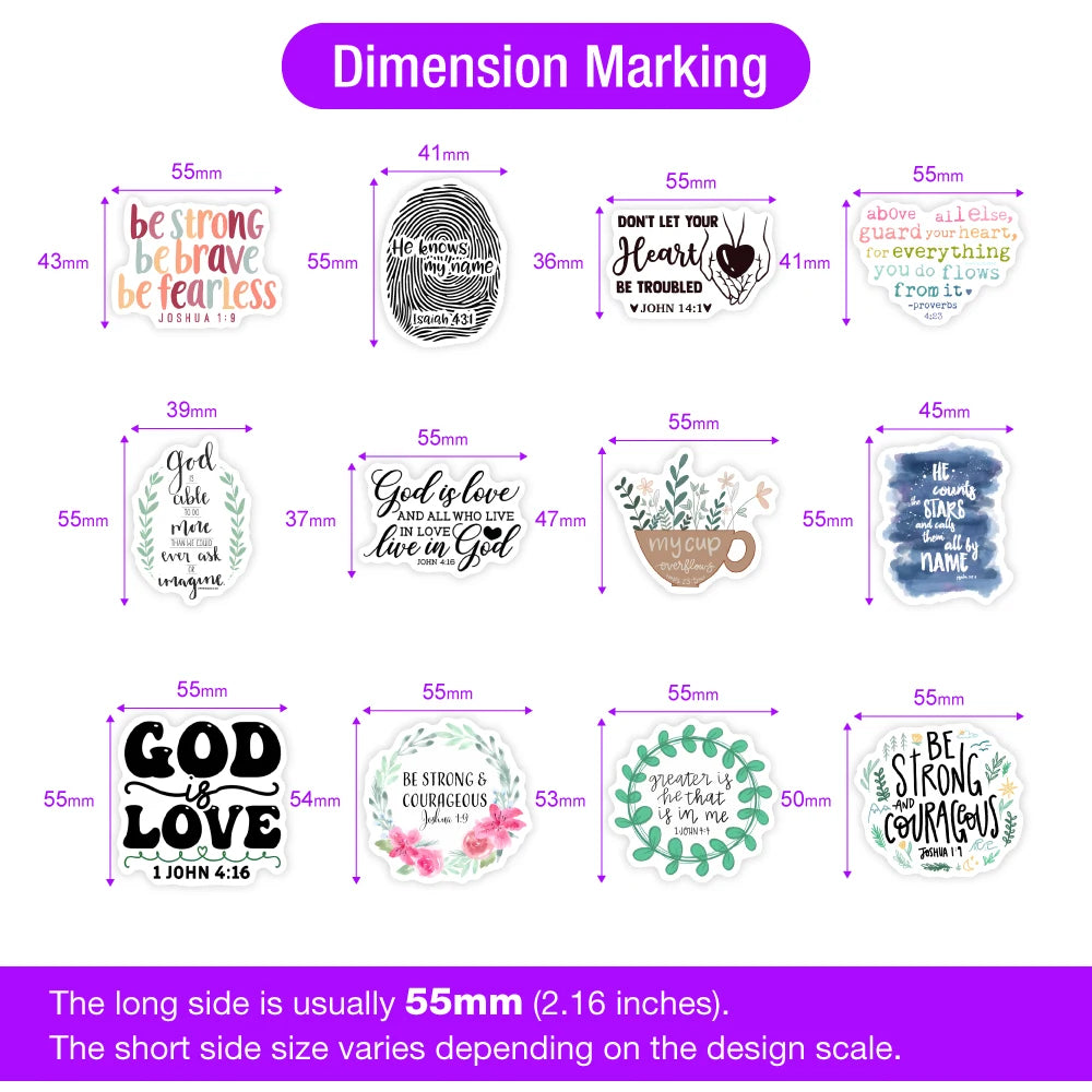Scripture Gospel Stickers