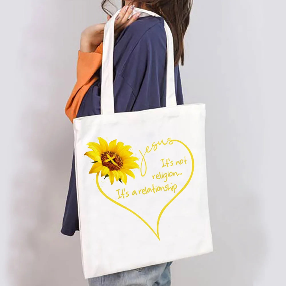 Inspirational Faith Quote Tote