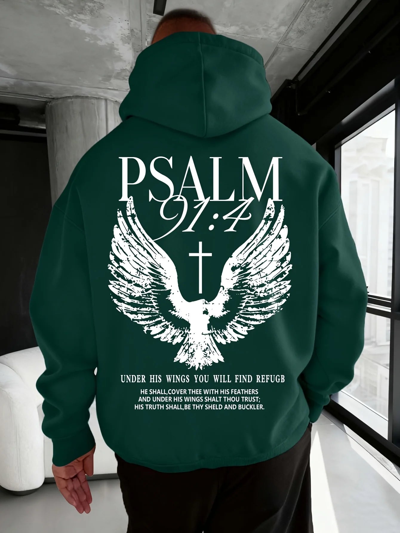 Psalm 91:4 Hoodie